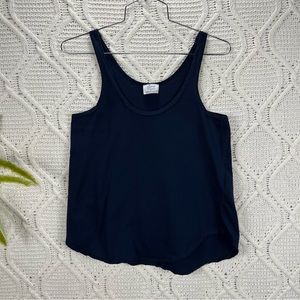 ZARA TRAFALUC‎ COLLECTION | Basic Tank Top 100% Cotton Navy S